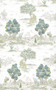 Royal Oak Mint Cotswolds Wallpaper by Coordonné