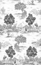 Royal Oak Black Cotswolds Wallpaper by Coordonné
