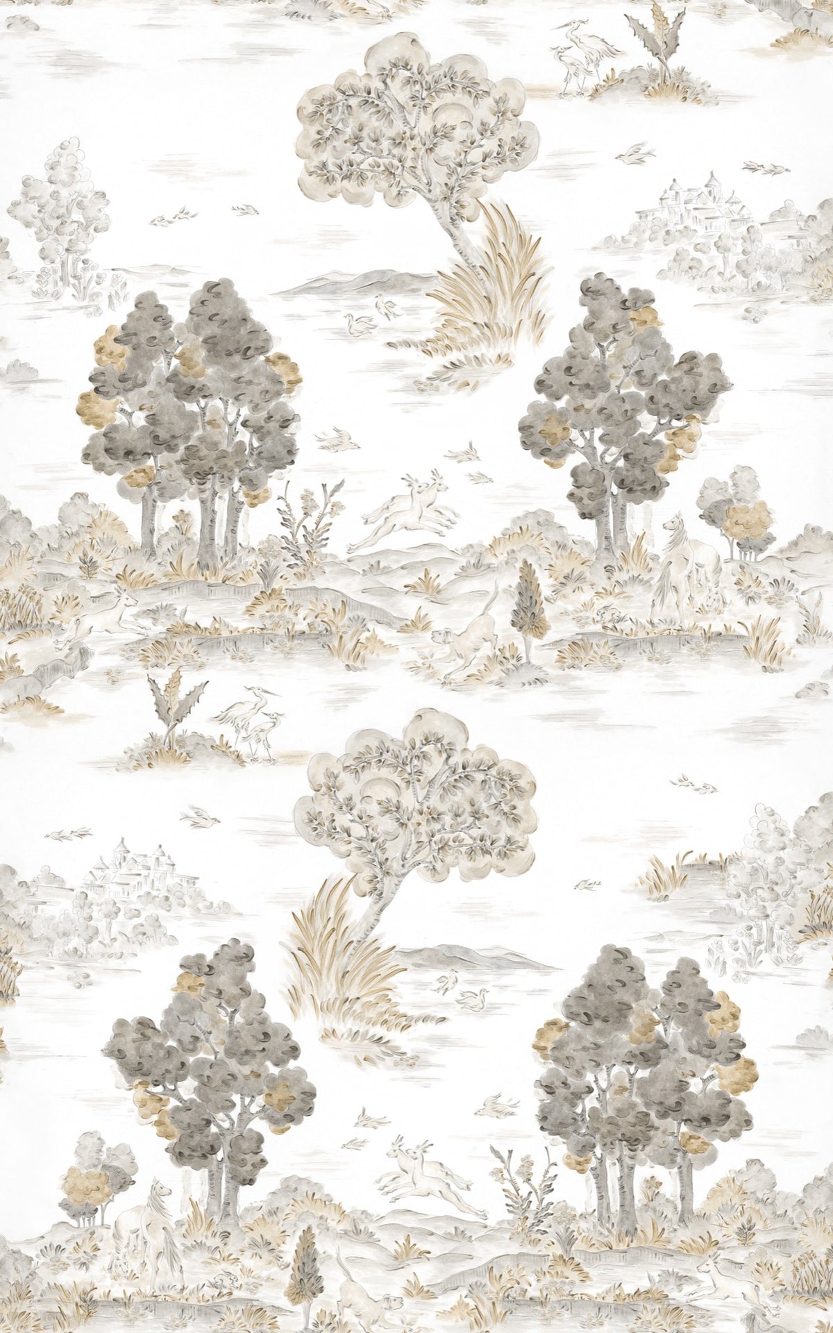 YSP0514 Royal Oak Sunny Cotswolds Wallpaper by Coordonné - flat