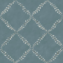 YSP0518 Ivy Garland Sapphire Cotswolds Wallpaper by Coordonné - flat