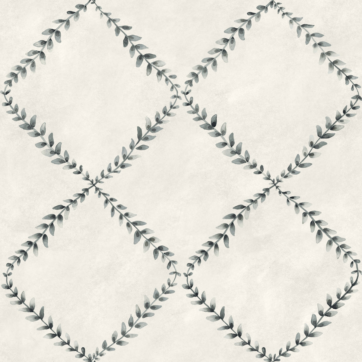 YSP0519 Ivy Garland Aqua Cotswolds Wallpaper by Coordonné - flat
