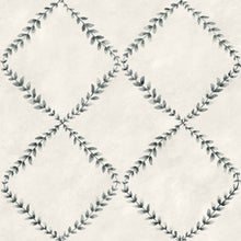 YSP0519 Ivy Garland Aqua Cotswolds Wallpaper by Coordonné - flat