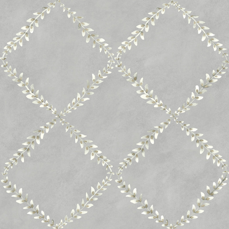 YSP0521 Ivy Garland Sky Cotswolds Wallpaper by Coordonné - flat