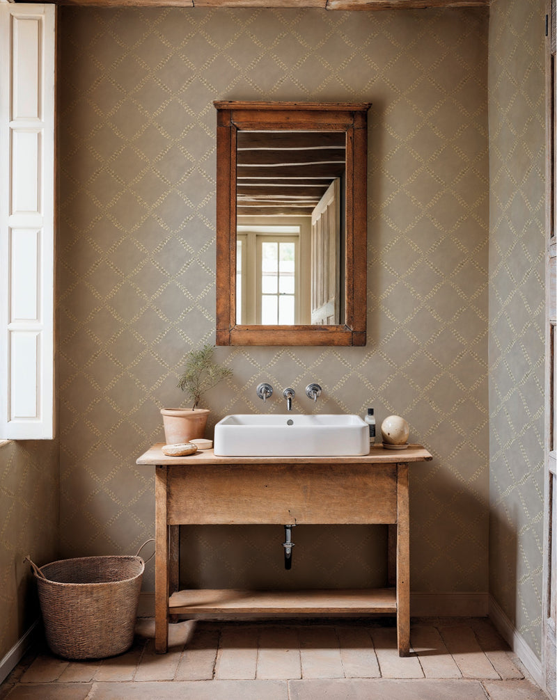 YSP0521 Ivy Garland Sky Cotswolds Wallpaper by Coordonné - room