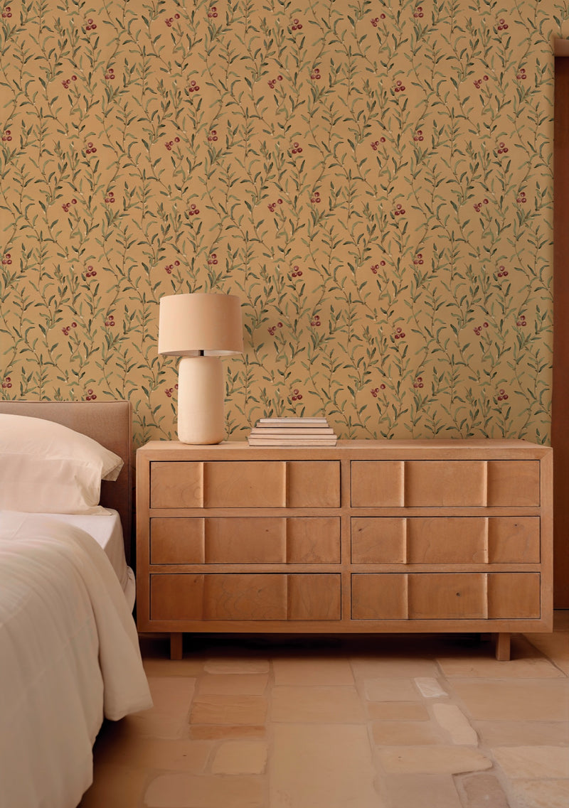 YSP0522 Wild Blackthorn Sunny Cotswolds Wallpaper by Coordonné - room