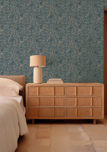 YSP0525 Wild Blackthorn Sapphire Cotswolds Wallpaper by Coordonné - room
