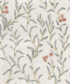 YSP0527 Wild Blackthorn Vermillion Cotswolds Wallpaper by Coordonné - flat