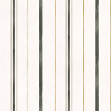 YSP0528 Rolling Stripes Black Cotswolds Wallpaper by Coordonné - flat