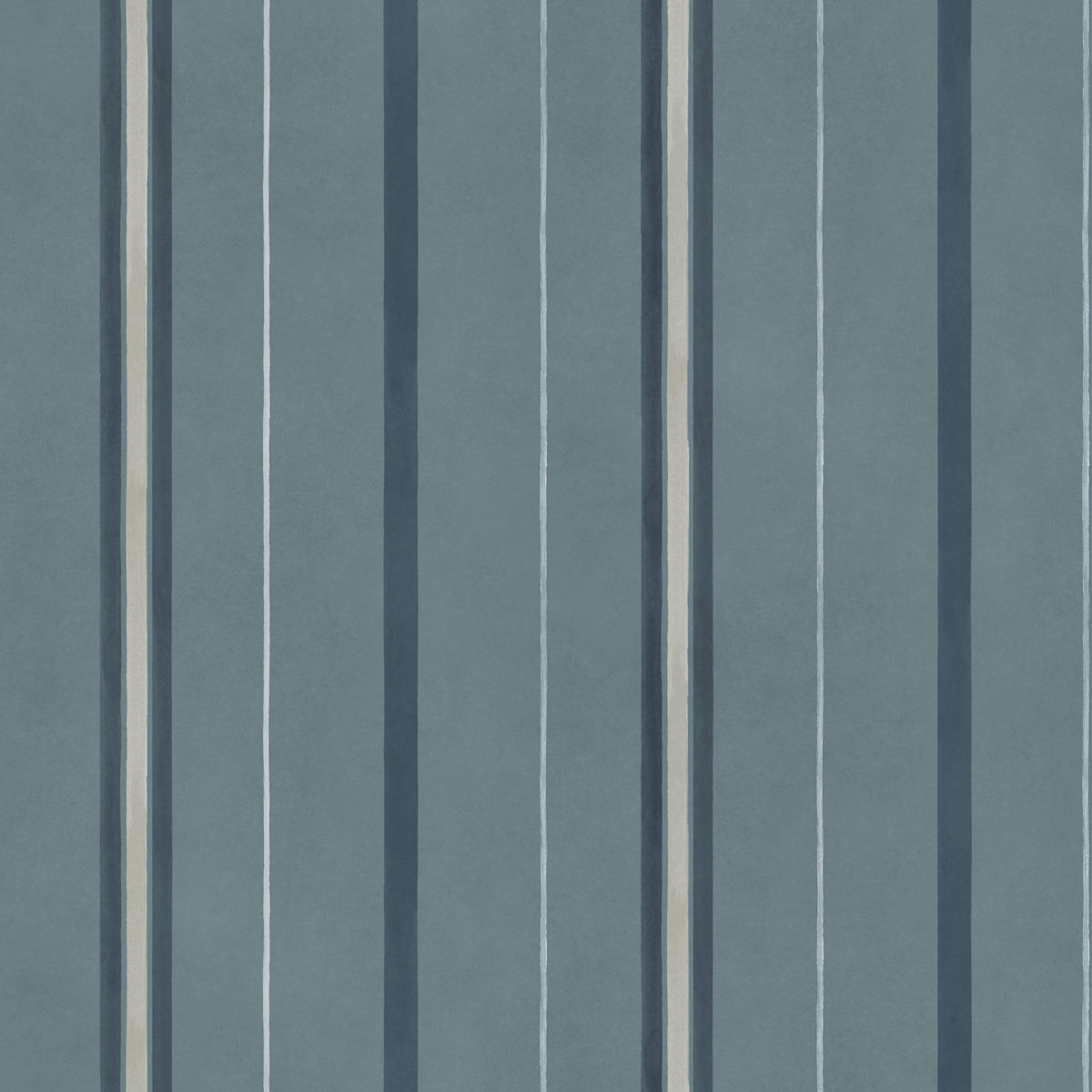 YSP0530 Rolling Stripes Sapphire Cotswolds Wallpaper by Coordonné - flat