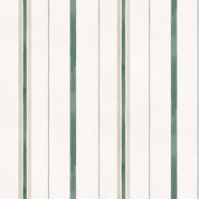 YSP0531 Rolling Stripes Mint Cotswolds Wallpaper by Coordonné - flat