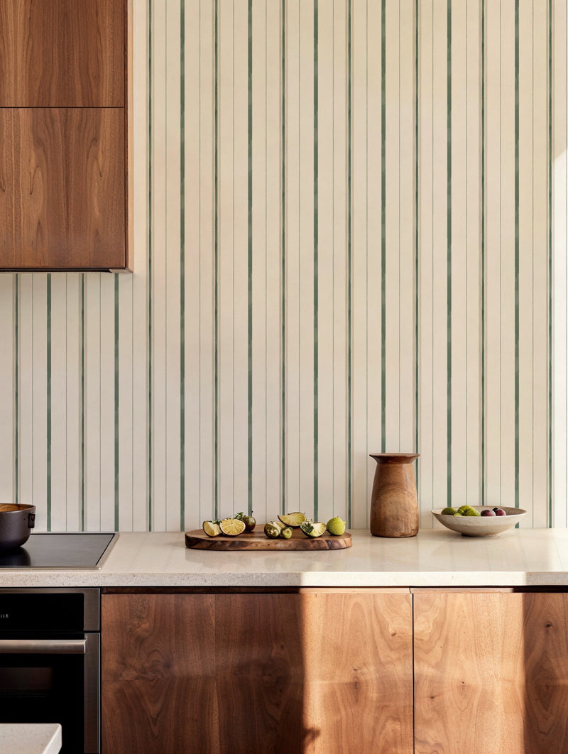 YSP0531 Rolling Stripes Mint Cotswolds Wallpaper by Coordonné - room