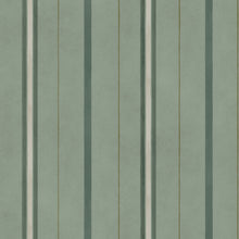 YSP0532 Rolling Stripes Sage Cotswolds Wallpaper by Coordonné - flat