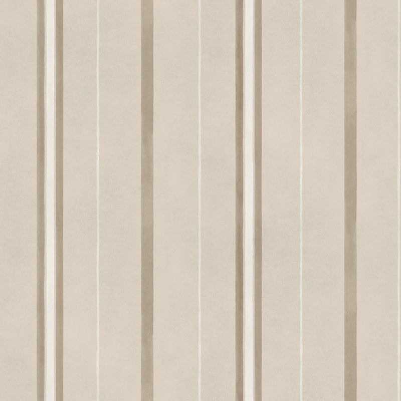 YSP0533 Rolling Stripes Bone Cotswolds Wallpaper by Coordonné - flat