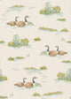 Mallard Duck Mint Cotswolds Wallpaper by Coordonné