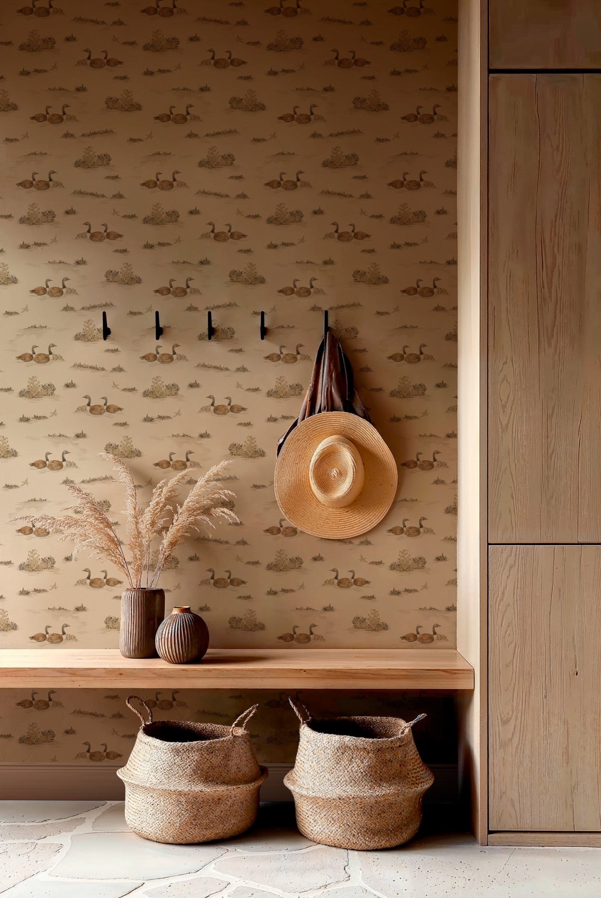 YSP0535 Mallard Duck Sunny Cotswolds Wallpaper by Coordonné - room