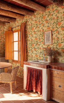 YSP0610 Naranjos Ocre Sevilla Wallpaper by Coordonné - room