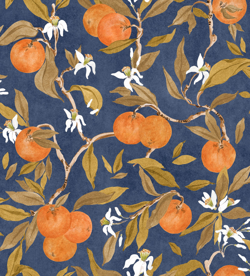 YSP0611 Naranjos Ultramar Sevilla Wallpaper by Coordonné - flat