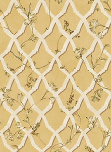 YSP0613 Triana Ocre Sevilla Wallpaper by Coordonné - flat