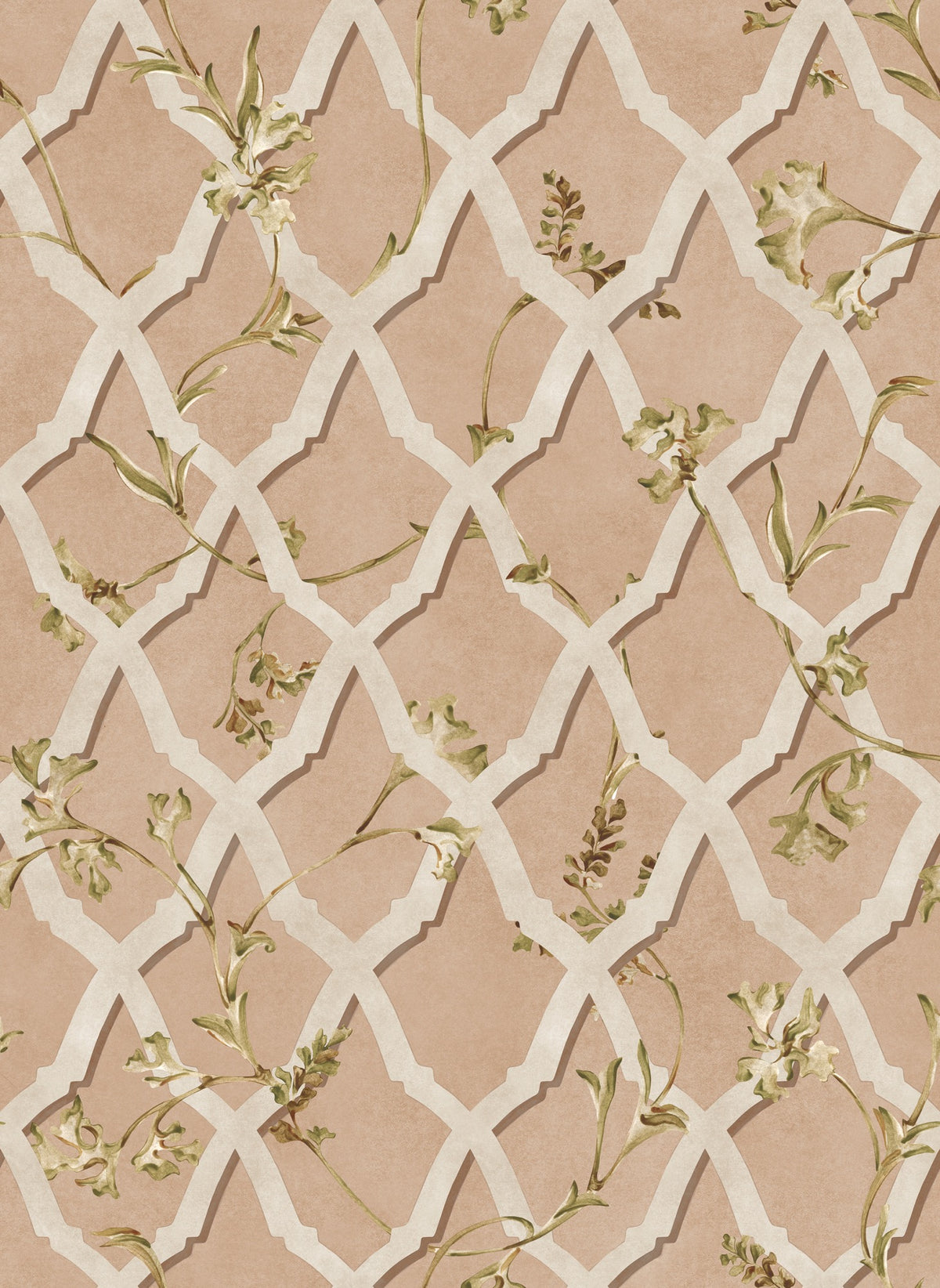 YSP0616 Triana Rosado Sevilla Wallpaper by Coordonné - flat