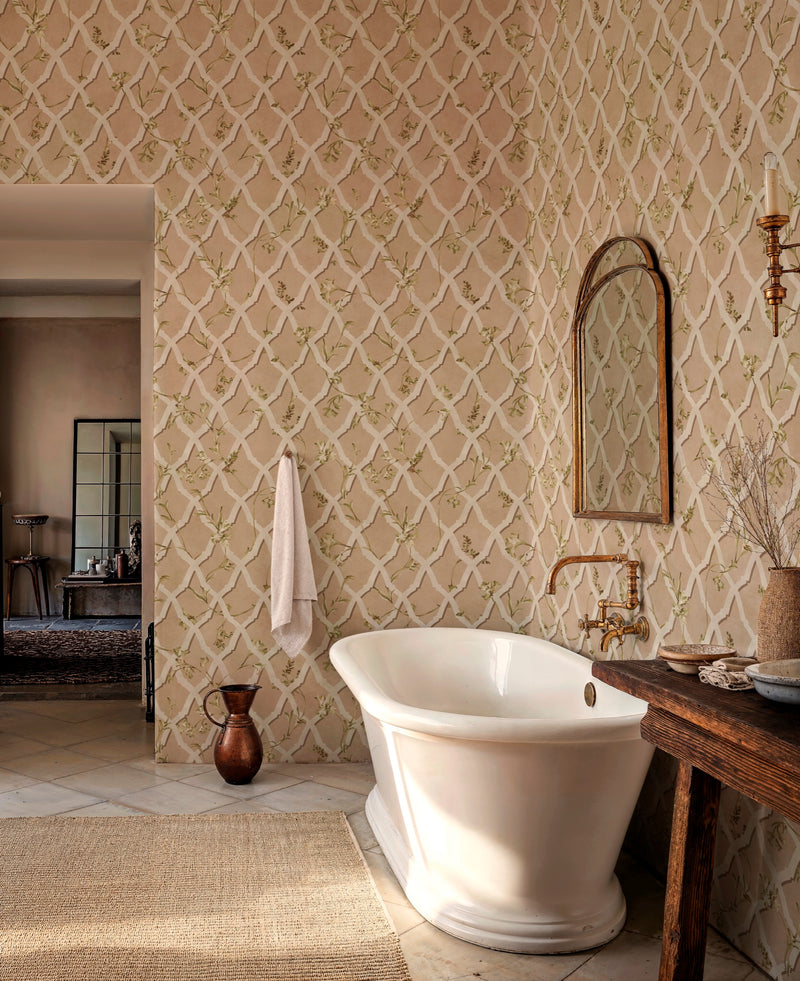 YSP0616 Triana Rosado Sevilla Wallpaper by Coordonné - room