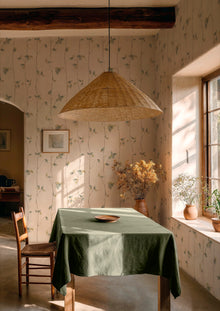 YSP0618 Azahar Celadon Sevilla Wallpaper by Coordonné - room