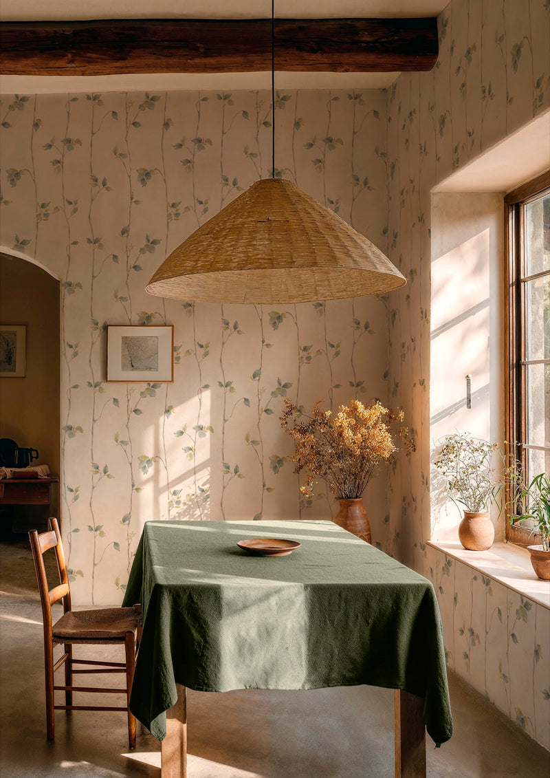 YSP0618 Azahar Celadon Sevilla Wallpaper by Coordonné - room