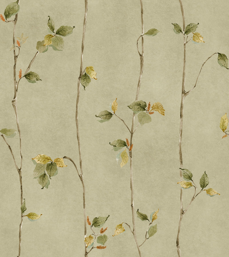 YSP0622 Azahar Musgo Sevilla Wallpaper by Coordonné - flat