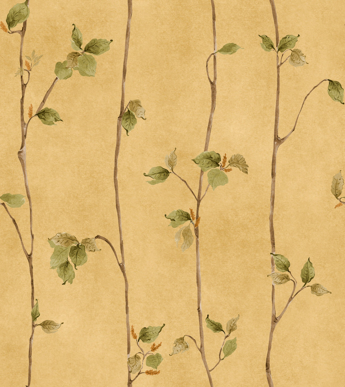 YSP0623 Azahar Ocre Sevilla Wallpaper by Coordonné - flat