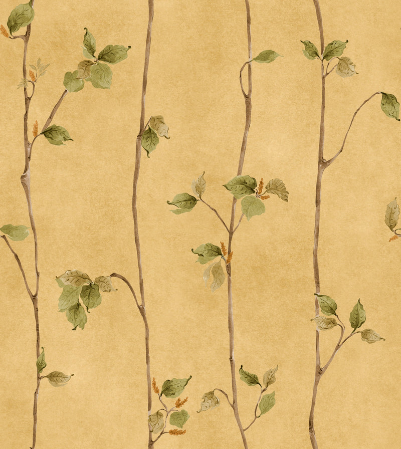 YSP0623 Azahar Ocre Sevilla Wallpaper by Coordonné - flat