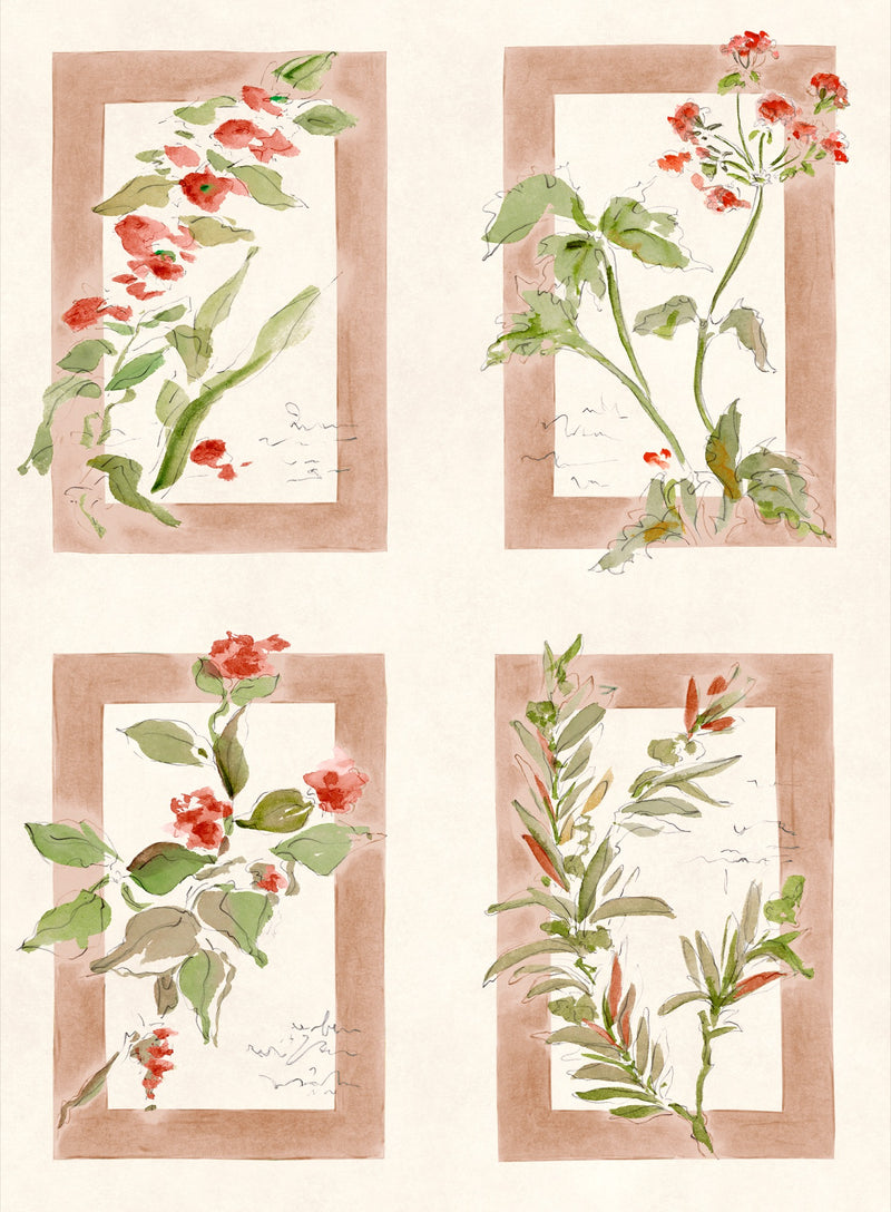 YSP0632 Sta Cruz Rosado Sevilla Wallpaper by Coordonné - flat