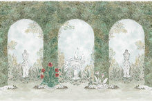 YSP0635 Alcazar Celadon Sevilla Mural by Coordonné - flat