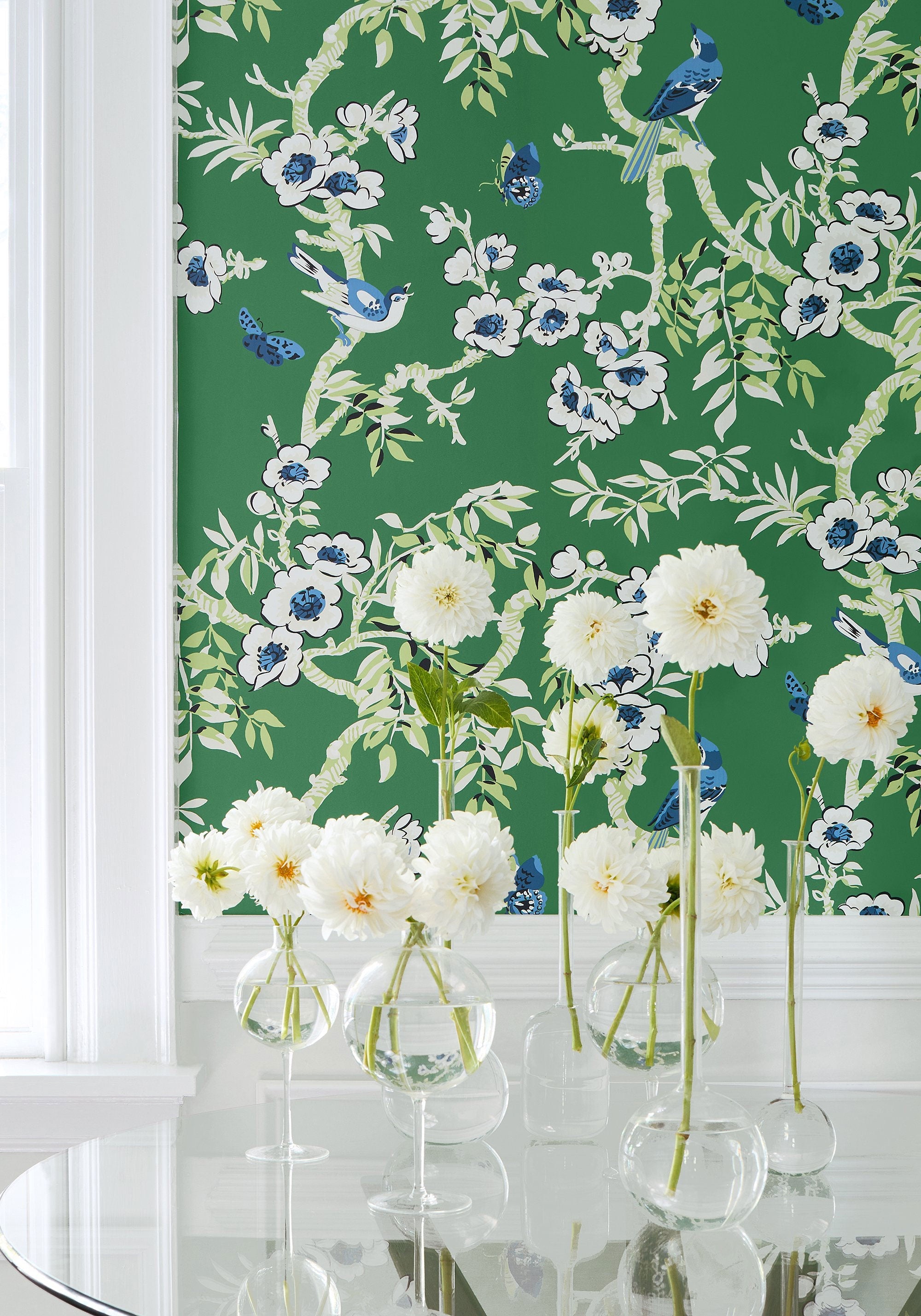 T20847 Yukio Cream Eden Wallpaper by Thibaut