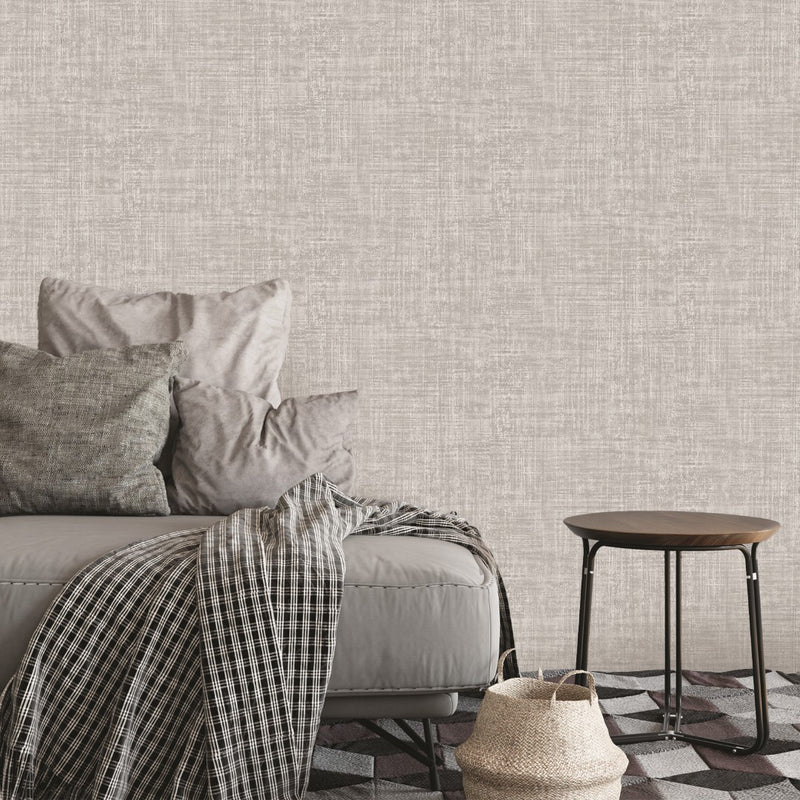 Z70734 Large Weave Texture Grey wallpaper by Belgravia