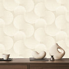 Z70738 Large Orb Texture Beige wallpaper by Belgravia