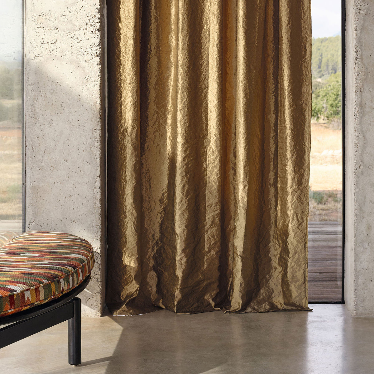 Enzo Wide Width Conker Enzo Fabric by Zinc Textile