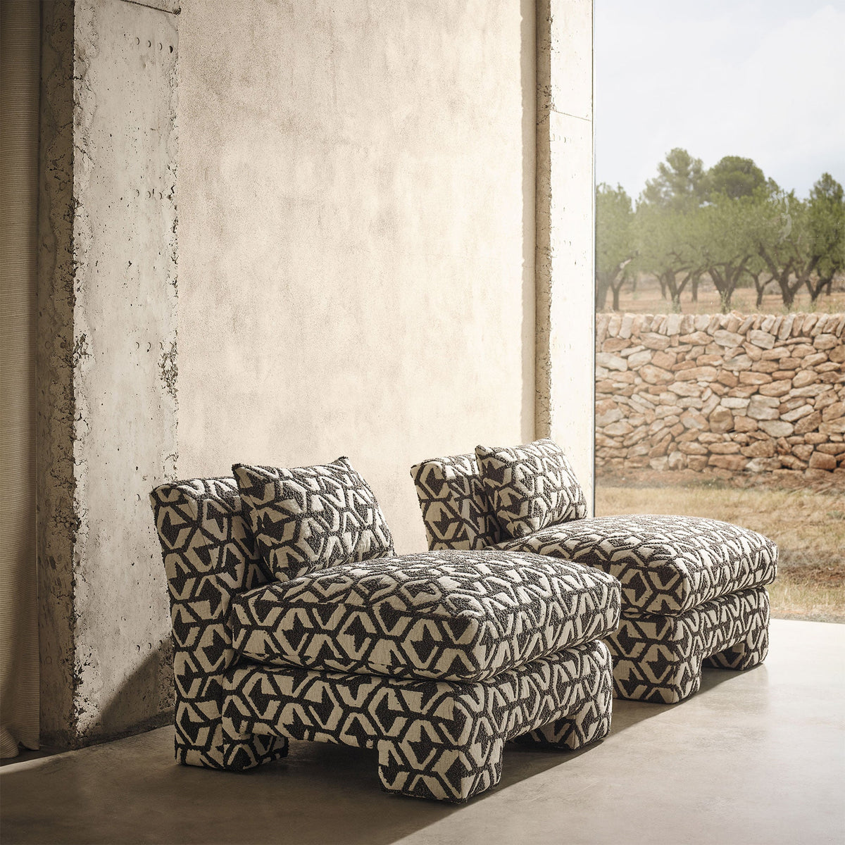 Z799/03 Hex Carbon Juego Fabric by Zinc Textile