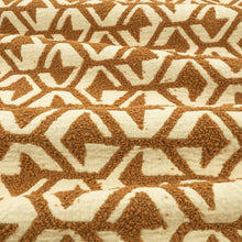Z799/04 Hex Tan Juego Fabric by Zinc Textile
