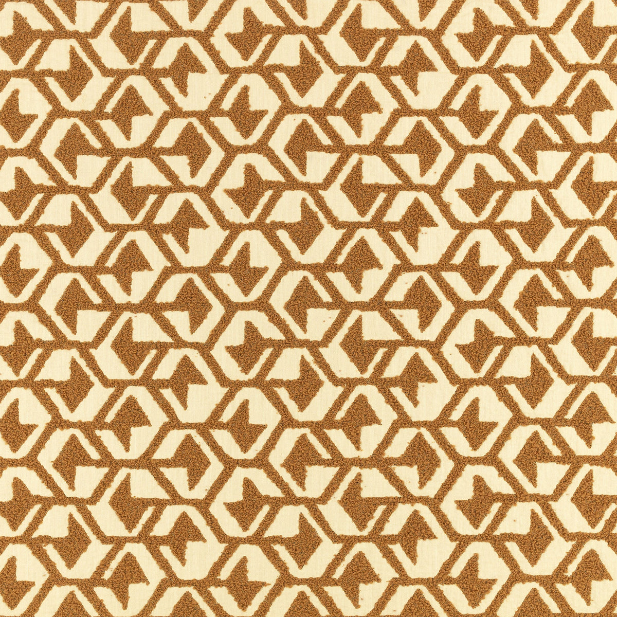 Z799/04 Hex Tan Juego Fabric by Zinc Textile