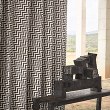 Z800/03 Ladder Obsidian Juego Fabric by Zinc Textile
