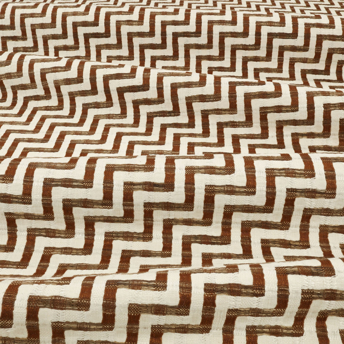 Z800/04 Ladder Teak Juego Fabric by Zinc Textile