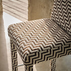 Z800/04 Ladder Teak Juego Fabric by Zinc Textile
