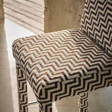Z800/04 Ladder Teak Juego Fabric by Zinc Textile
