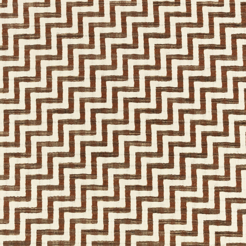 Z800/04 Ladder Teak Juego Fabric by Zinc Textile