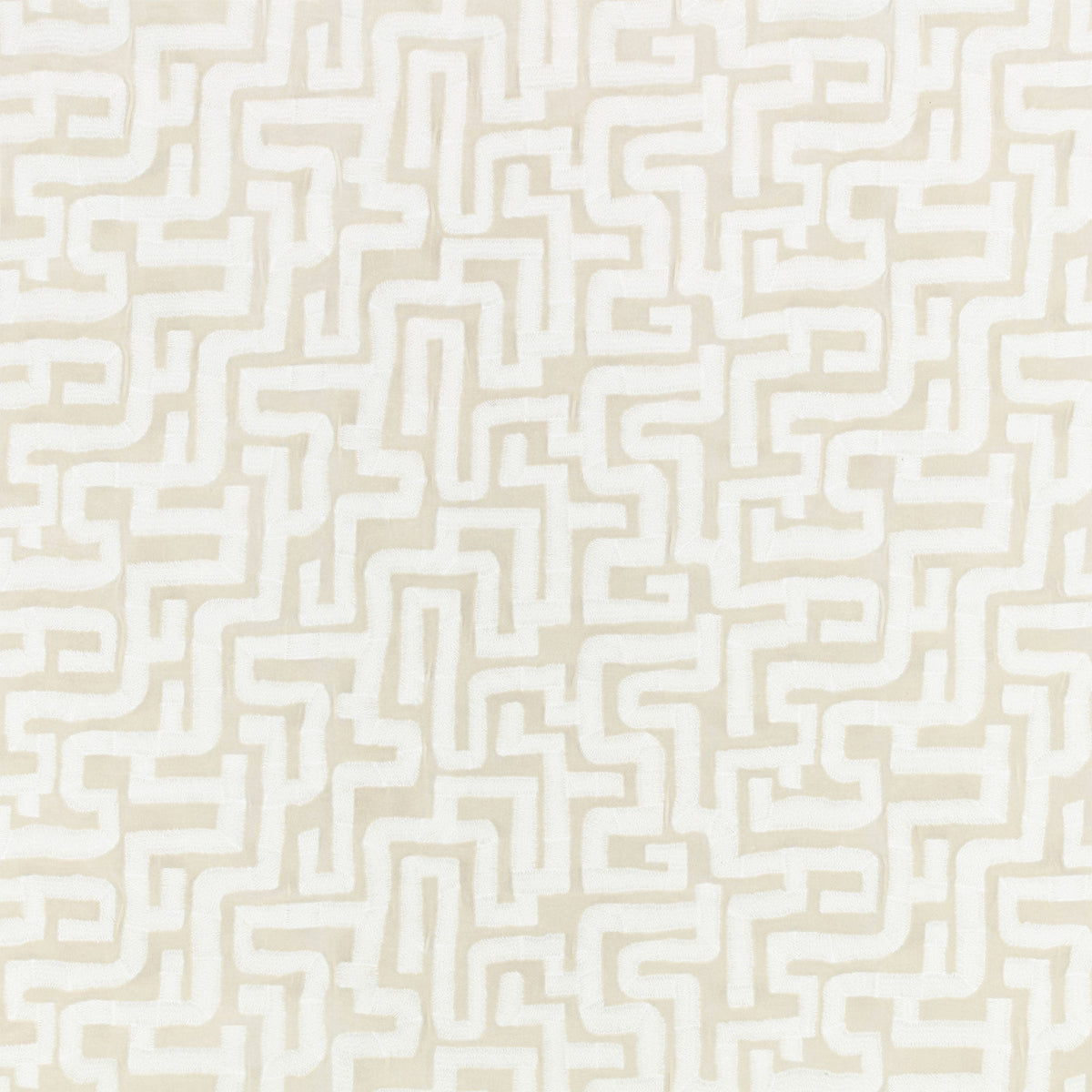 Z801/01 Labyrinth Moonbeam Juego Fabric by Zinc Textile