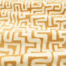 Z801/03 Labyrinth Ochre Juego Fabric by Zinc Textile