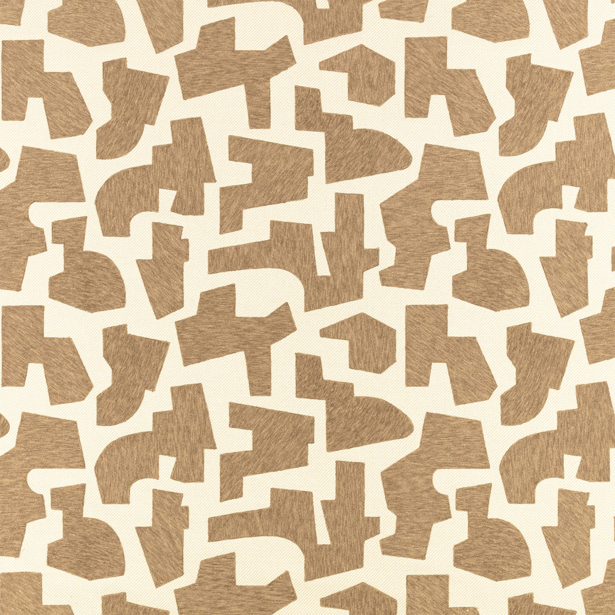 Z802/02 Jigsaw Tobacco Juego Fabric by Zinc Textile