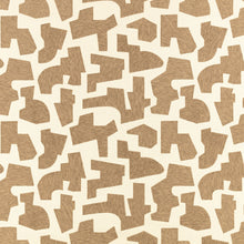 Z802/02 Jigsaw Tobacco Juego Fabric by Zinc Textile