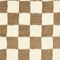 Checkmate Tobacco Checkmate Fabric by Zinc Textile