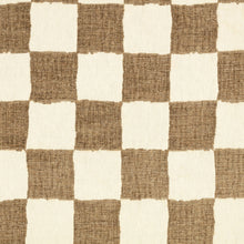 Z816/02 Checkmate Tobacco Checkmate Fabric by Zinc Textile