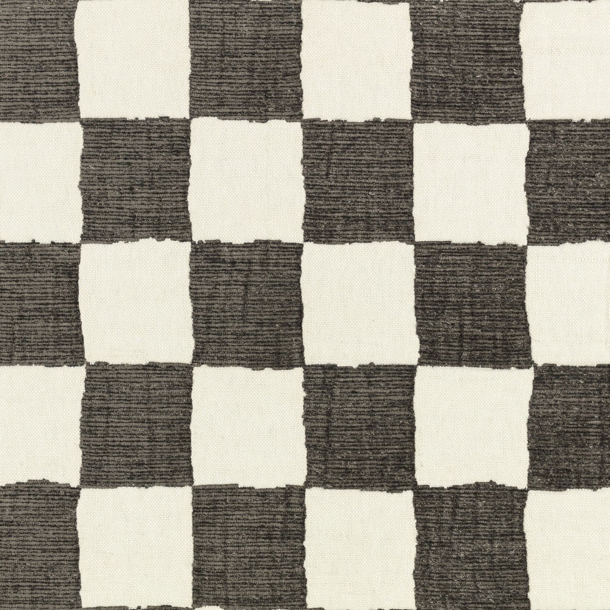 Z816/04 Checkmate Obsidian Checkmate Fabric by Zinc Textile